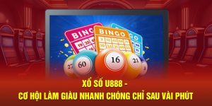 Xổ số online U888 cơ hội lớn lợi nhuận cao